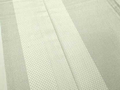 平和屋着物▽極上 本塩沢 単衣 110亀甲 間道 逸品 DZAB0622kh5