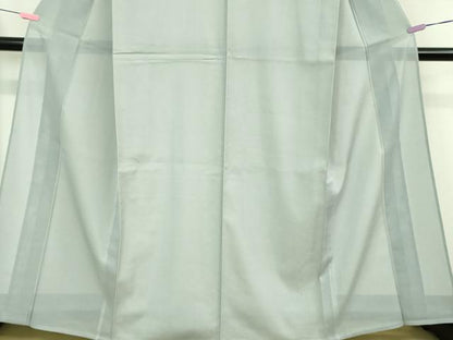 平和屋着物＊極上　夏物　色無地　縦絽　ライトブルー色　逸品　未使用　DZAB0626kh5