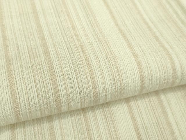 平和屋着物∴極上 夏物 阿波しじら織 浴衣 間道 綿麻 逸品 DZAB0630kh5