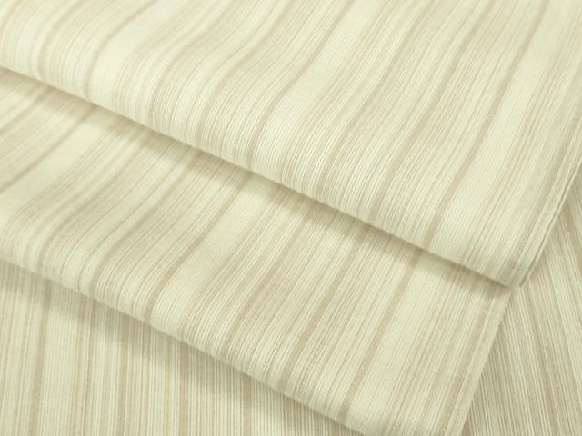 平和屋着物∴極上 夏物 阿波しじら織 浴衣 間道 綿麻 逸品 DZAB0630kh5