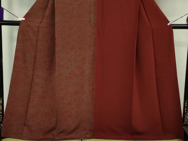 平和屋本店■希少　着物デザイナー　紫藤尚世　訪問着　片身替わり　鬼しぼ縮緬　逸品　DZAB0635kh5
