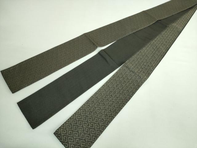 平和屋着物●極上　男性　銀座もとじ　角帯　手織り　逸品　DZAB0666kh5