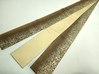 平和屋着物●極上 男性 角帯 間道 金銀彩 逸品 DZAB0670kh5