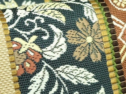 平和屋着物■極上　本場筑前博多織　八寸名古屋帯　渡来間道　松装織物　証紙付き　逸品　DZAB0678kh5