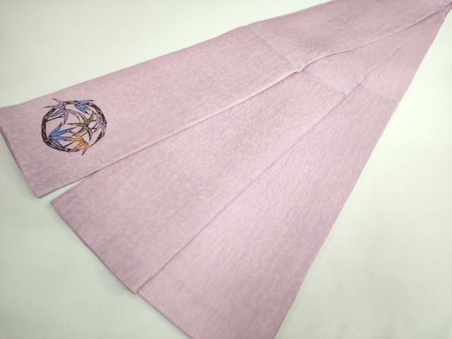 平和屋着物＊極上 夏物 本場琉球紅型 屋宣六七 半幅帯 花丸文 証紙付き 逸品 未使用 DZAB0729kh5