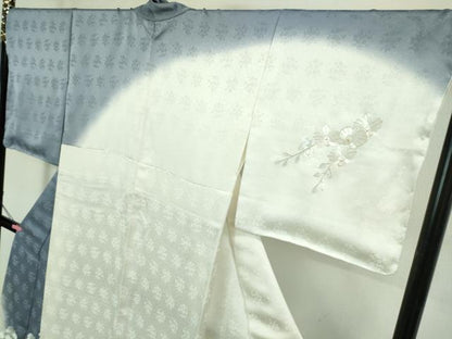 平和屋本店■極上　訪問着　総刺繍　胡蝶蘭　暈し染め　金糸　逸品　未使用　DZAB0753kh5