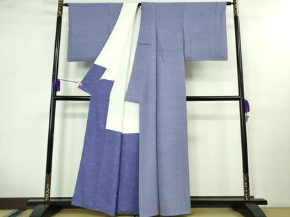 平和屋本店■極上　 人間国宝 小宮康孝　江戸小紋　菊菱　高島屋扱い　逸品　DZAB0756kh5