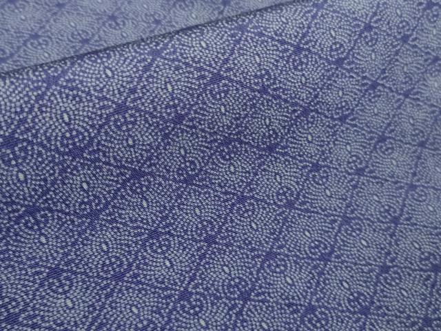 平和屋本店■極上　 人間国宝 小宮康孝　江戸小紋　菊菱　高島屋扱い　逸品　DZAB0756kh5