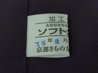平和屋本店■極上　訪問着・長襦袢(無双仕立て)セット　総刺繍　花唐草文　暈し染め　銀糸　京都きもの友禅扱い　逸品　DZAB0759kh5