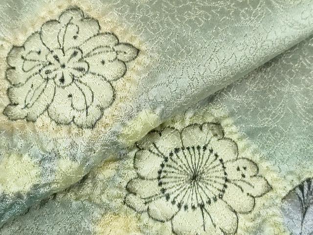 平和屋本店■極上　久保田一竹　幻の辻が花　訪問着　暈し染め　金通し地　逸品　DZAB0760kh5