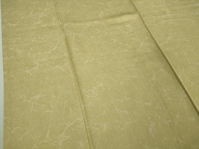 平和屋着物▽極上 小紋 単衣 氷割文 蒸栗色地 逸品 DZAB0767kh5