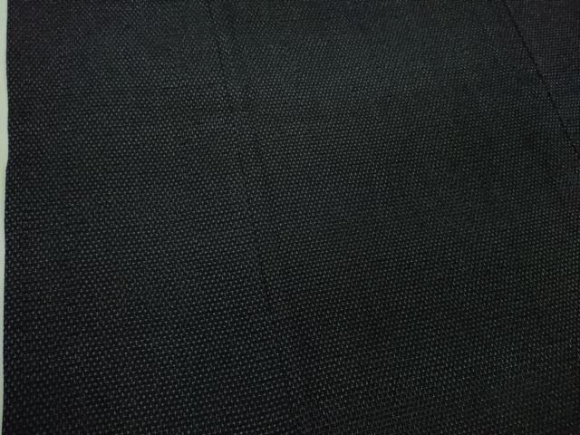 平和屋本店▽極上 男性 白鷹お召 単衣 蚊絣 濃紺地 逸品 未使用 DZAB0810kh5