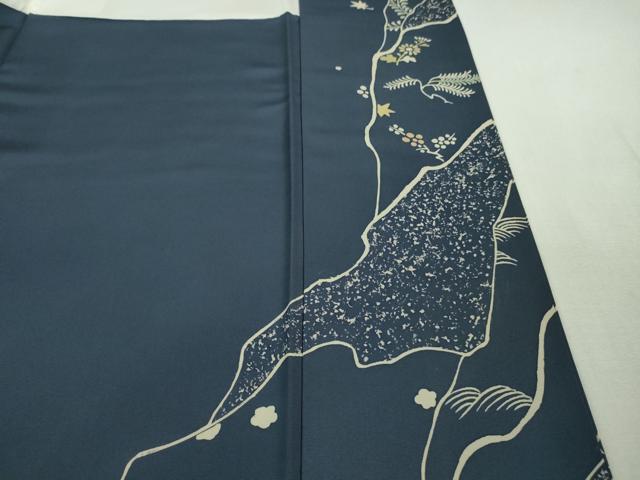 平和屋本店■極上　創業460年・千總　訪問着　刺繍　道長草花文　薄花色地　金糸　逸品　未使用　DZAB0888kh5
