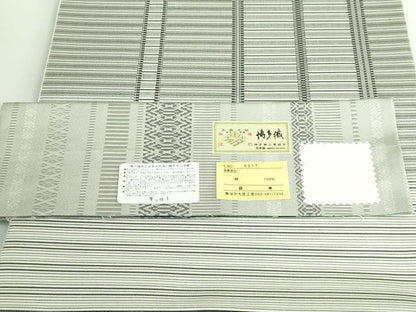 平和屋本店■極上　本場筑前博多織　両面　全通柄袋帯　織匠　平田靖子　手織り　弥三右衛門間道　証紙付き　逸品　DZAB0945kh5