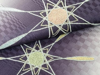 平和屋着物●極上 中国三大刺繍 相良刺繍 総刺繍 京洛彩繍 中村京山 九寸名古屋帯 雪華 金糸 逸品 DZAB0994kh5