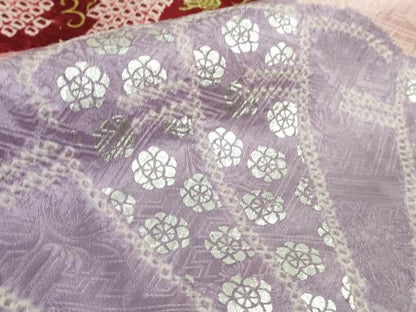 平和屋本店■極上　創業460年・千總　振袖　刺繍　絞り　檜扇花文　金銀彩　阪急百貨店扱い　逸品　DZAB1009kh5