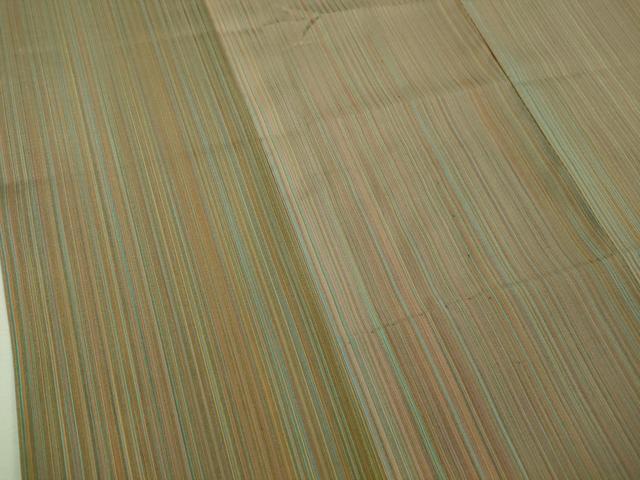 平和屋着物▽極上 道行コート スリーシーズン 春夏秋 塵除け 縞 逸品 未使用 DZAB1036kh5