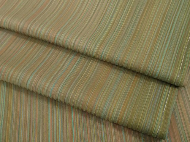 平和屋着物▽極上 道行コート スリーシーズン 春夏秋 塵除け 縞 逸品 未使用 DZAB1036kh5