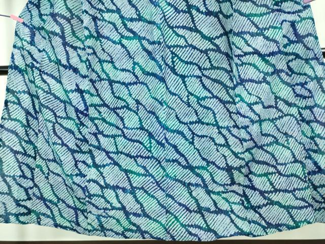 平和屋着物∴極上 夏物 浴衣 有松鳴海絞り 綿 逸品 DZAB1063kh5