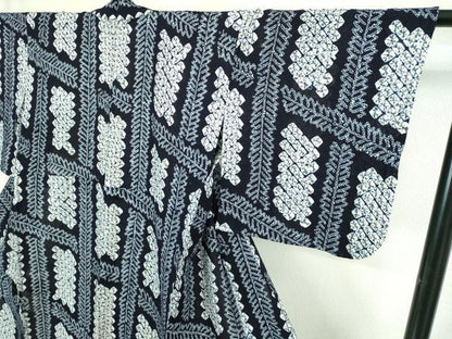 平和屋着物∴極上 夏物 浴衣 有松鳴海絞り 網目文 綿 逸品 未使用 DZAB1067kh5