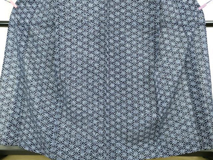 平和屋着物∴極上 夏物 浴衣 有松鳴海絞り 麻の葉文様 綿 逸品 DZAB1072kh5