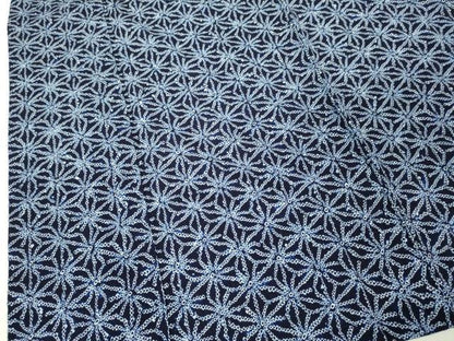 平和屋着物∴極上 夏物 浴衣 有松鳴海絞り 麻の葉文様 綿 逸品 DZAB1072kh5