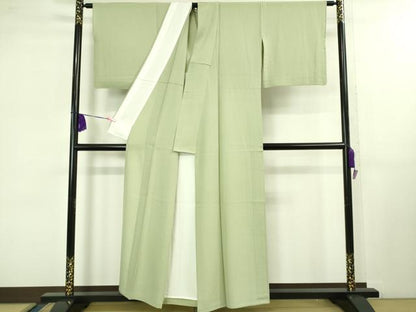 平和屋着物＊極上 夏物 色無地 絽 柳茶色 逸品 DZAB1076kh5