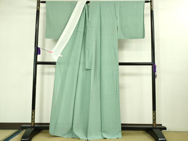 平和屋着物＊極上 夏物 色無地 絽 薄青色 反端付き 逸品 未使用 DZAB1077kh5
