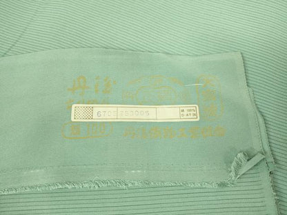 平和屋着物＊極上 夏物 色無地 絽 薄青色 反端付き 逸品 未使用 DZAB1077kh5