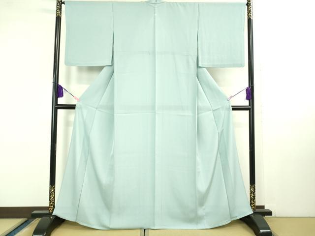 平和屋着物＊極上 夏物 色無地 絽 湊鼠色 逸品 DZAB1078kh5
