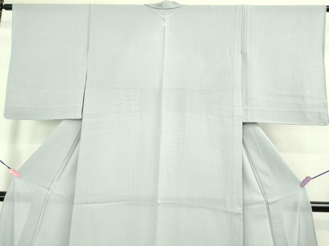 平和屋着物＊極上 夏物 色無地 絽 銀鼠色 逸品 DZAB1080kh5