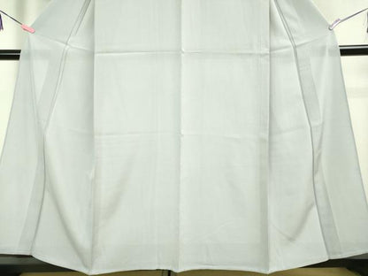 平和屋着物＊極上 夏物 色無地 絽 銀鼠色 逸品 DZAB1080kh5
