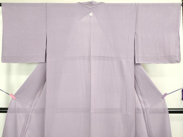 平和屋着物＊極上 夏物 色無地 変わり絽 葡萄鼠色 逸品 未使用 DZAB1082kh5