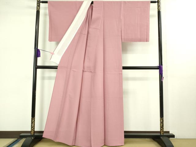 平和屋着物＊極上 夏物 色無地 絽 蘇芳香色 逸品 未使用 DZAB1083kh5
