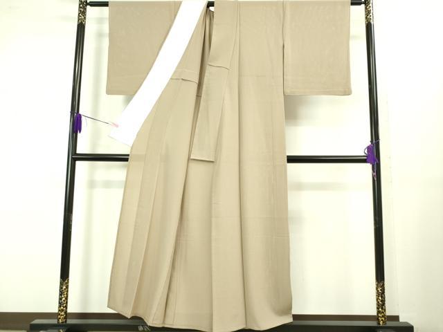 平和屋着物＊極上 夏物 色無地 絽 白茶色 逸品 DZAB1085kh5