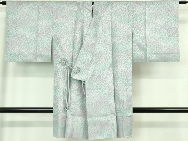 平和屋着物■極上　道中着　スリーシーズン　春夏秋　塵除け　ロング丈　花唐草紋紗　暈し染め　逸品　DZAB1086kh5
