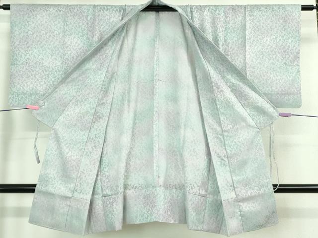 平和屋着物■極上　道中着　スリーシーズン　春夏秋　塵除け　ロング丈　花唐草紋紗　暈し染め　逸品　DZAB1086kh5