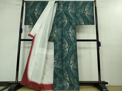 平和屋本店■極上　都喜ヱ門　本場大島紬　紬萬葉　9マルキ　季節の追想　藤絹織物謹製　証紙付き　逸品　DZAB1109kh5