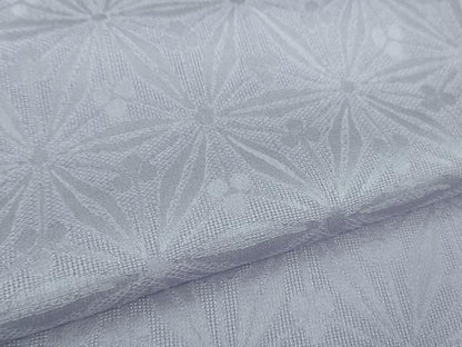 平和屋着物＊極上 夏物 色無地 花紋紗 白藤色 逸品 DZAB1115kh5