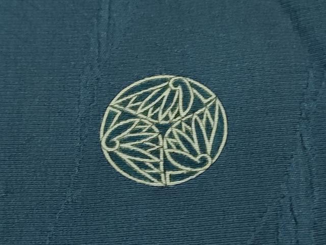 平和屋着物▽極上 アンティーク 大正ロマン 色留袖 単衣 手描き 刺繍 笹竹に雀 暈し染め 逸品 DZAB1118kh5