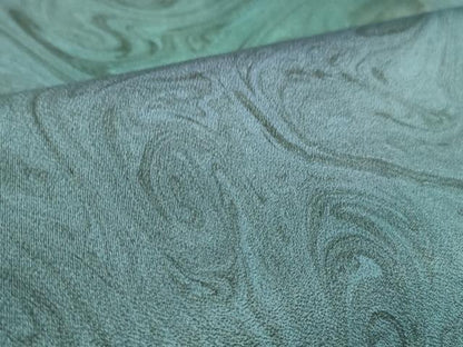 平和屋着物●極上 小紋 墨流し文様 暈し染め ますいわ屋扱い 反端付き 逸品 未使用 DZAB1136kh5