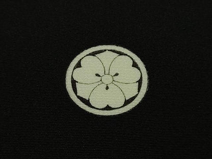 平和屋本店■極上　本加賀友禅作家　毎田健治　黒留袖　花舟　色紙・反端付き　逸品　DZAB1148kh5