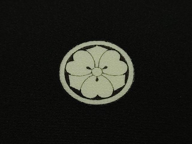 平和屋本店■極上　本加賀友禅作家　毎田健治　黒留袖　花舟　色紙・反端付き　逸品　DZAB1148kh5