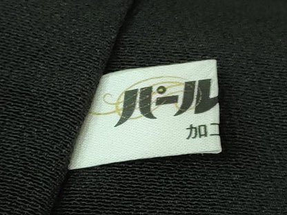 平和屋本店■極上　創業460年・千總　黒留袖　駒刺繍　鬘帯桐花文　金彩　逸品　DZAB1173kh5