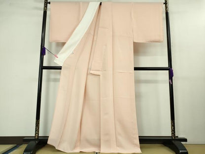 平和屋本店▽極上　創業460年・千總　色無地　単衣　薄い虹色　反端付き　逸品　未使用　DZAB1175kh5