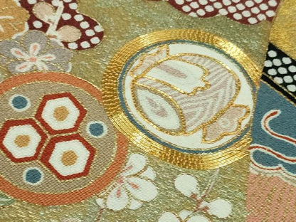 平和屋着物●極上 創業460年・千總 黒留袖 駒刺繍 宝尽くし 立波文 金彩 三越扱い 逸品 DZAB1176kh5