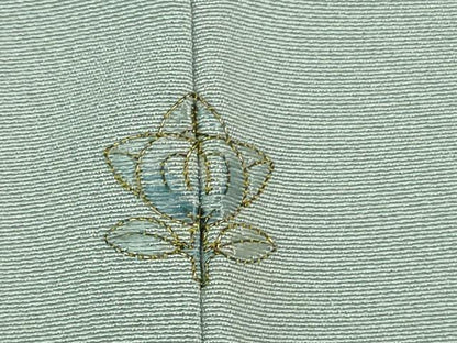 平和屋本店■希少　人間国宝　山田貢　訪問着　刺繍　松　淡藤色地　金彩　小田急百貨店扱い　逸品　未使用　DZAB1189kh5