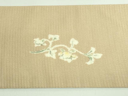 平和屋着物＊極上 夏物 九寸名古屋帯 作家物 絽縮緬 手描き 三猿 色 逸品 DZAB1224kh5