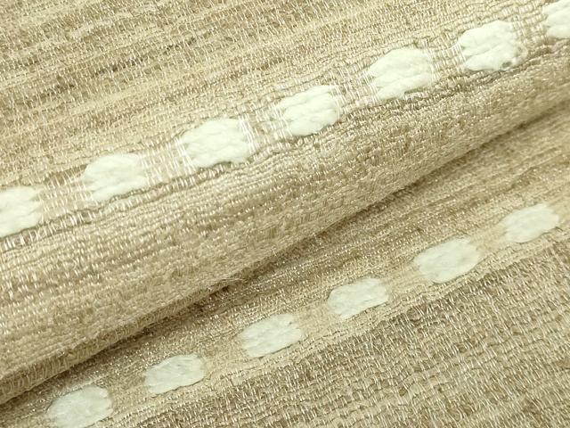 平和屋着物●極上 インド・アッサム 野蚕糸 手織 ムガシル 九寸名古屋帯 逸品 DZAB1237kh5