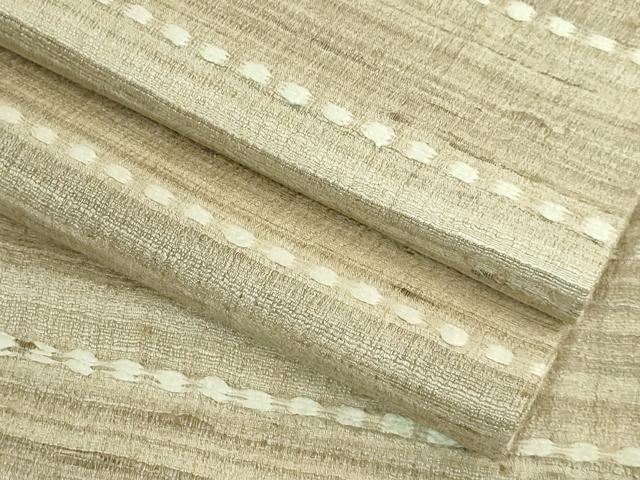 平和屋着物●極上 インド・アッサム 野蚕糸 手織 ムガシル 九寸名古屋帯 逸品 DZAB1237kh5